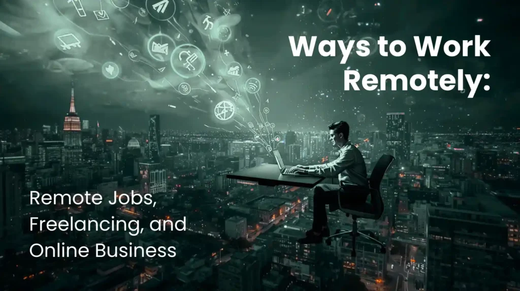 Ways to work remotely