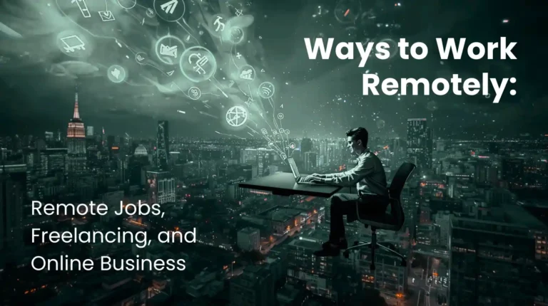 Ways to work remotely